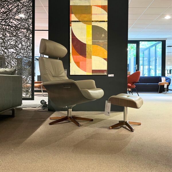 Conform Time Out large relaxfauteuil met hocker - Afbeelding 2