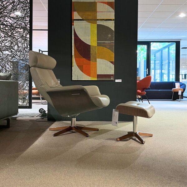 Conform Time Out large relaxfauteuil met hocker - Afbeelding 3
